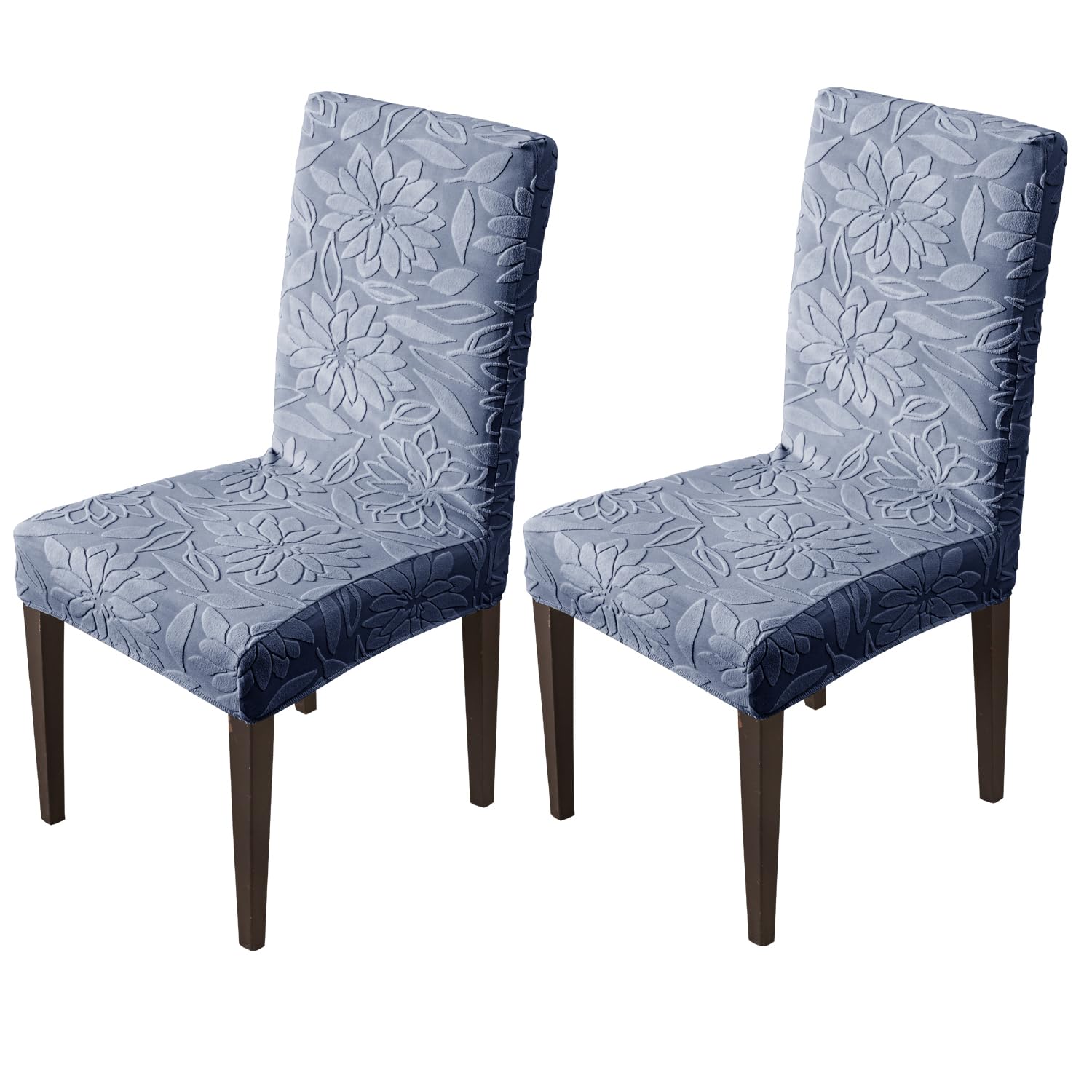 Universal Camellia Jacquard Waterproof Chair Cover (Dark Blue)