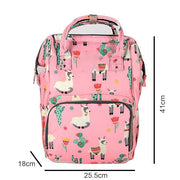 Maternity Backpack Baby Boy Girl  Diaper Bag Alpaca Printed