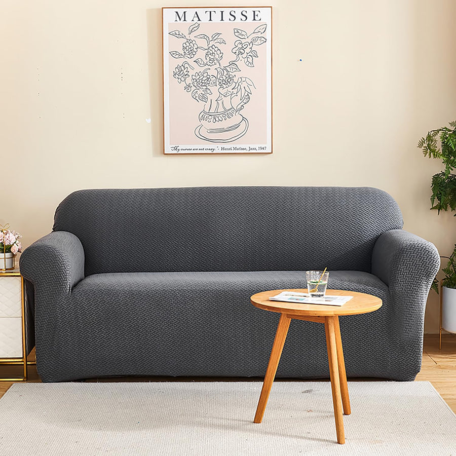 Universal Fleece Sofa Slipcover(Grey)