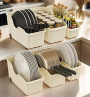 Storage Bins for Pantry and Kitchen Cabinet Organize (Pack of 2)