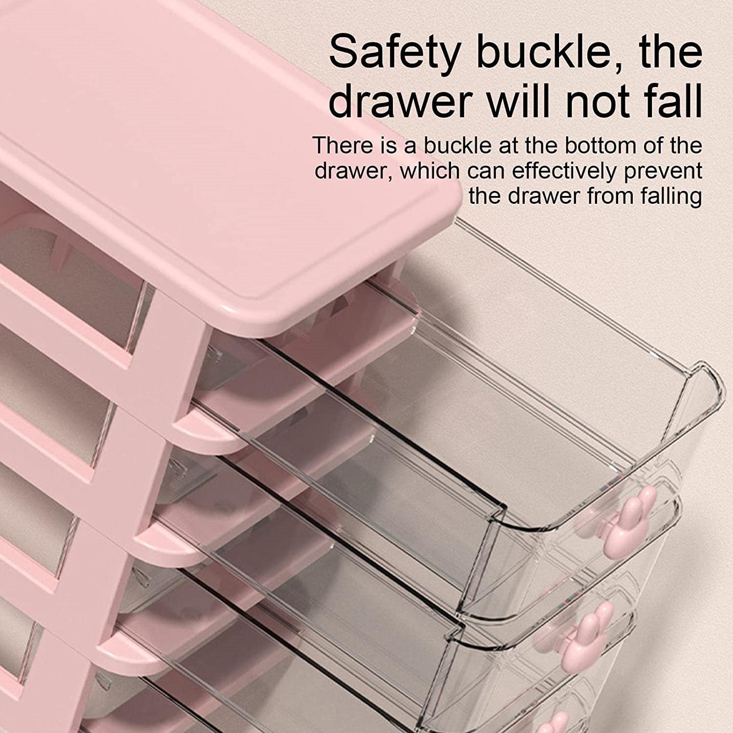 4 Tier Transparent Cosmetic Jewelry Box