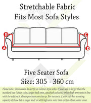 Universal Fleece Fabric Sofa Cover (Ligh Grey)