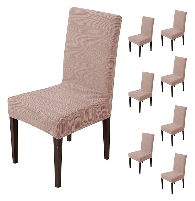 Stretchy Universal Jacquard Waterproof Chair Cover (Pink)