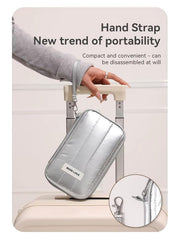 Travel Passport Pouch – Lightweight Anti-Theft Passport Organizer (Silver)