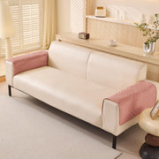 Sofa Covers Mat Velvet Herringbone Chenille Fabric (Pink)