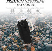 Water Bottle Carrier Bag with Phone Pocket with Adjustable Strap (Tumbler Not Included)