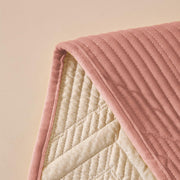 Sofa Covers Mat Velvet Herringbone Chenille Fabric (Pink)