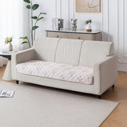 Printed Quilted Sofa Cover for 1/2/3/4 Seater Anti-Slip- Gulbahar