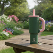 1200ml Insulated Stainless Steel Tumbler with Handle