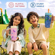 530ML Kids Tumbler Stainless Steel with Handle & Lid