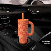1200ml Insulated Stainless Steel Tumbler with Handle (Printed)