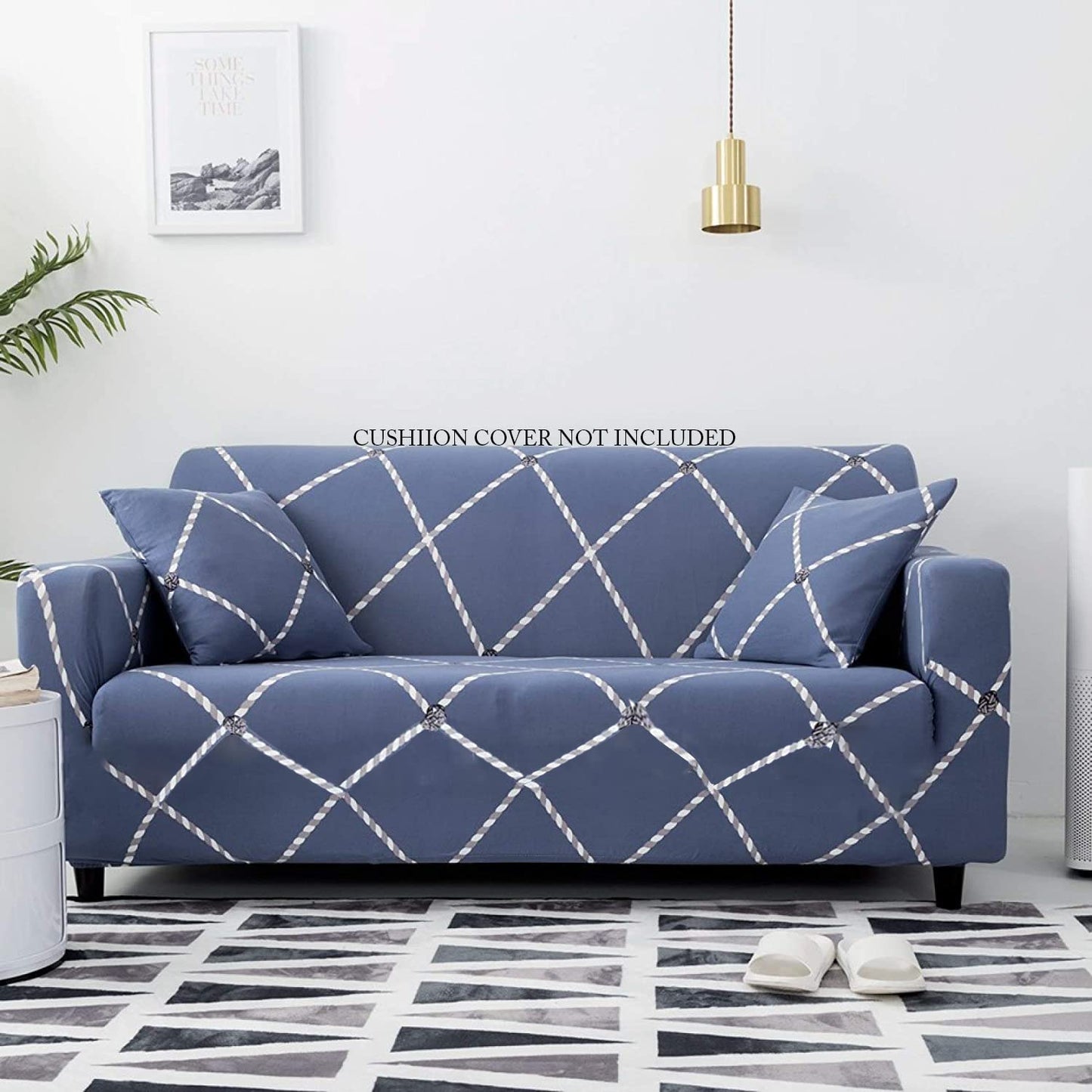 Universal Stretchable Sofa Cover-Blue Rope