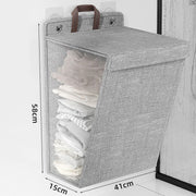 Wall Mounted Laundry Basket-Grey