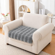 Rabbit Plush Sofa Cover Mat One Seater - Sage