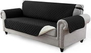 Reversible Sofa/Couch Covers 280 GSM (BLACK/BEIGE)