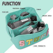 Large-Capacity Travel Cosmetic Bag Makeup Bag Toiletry Ba