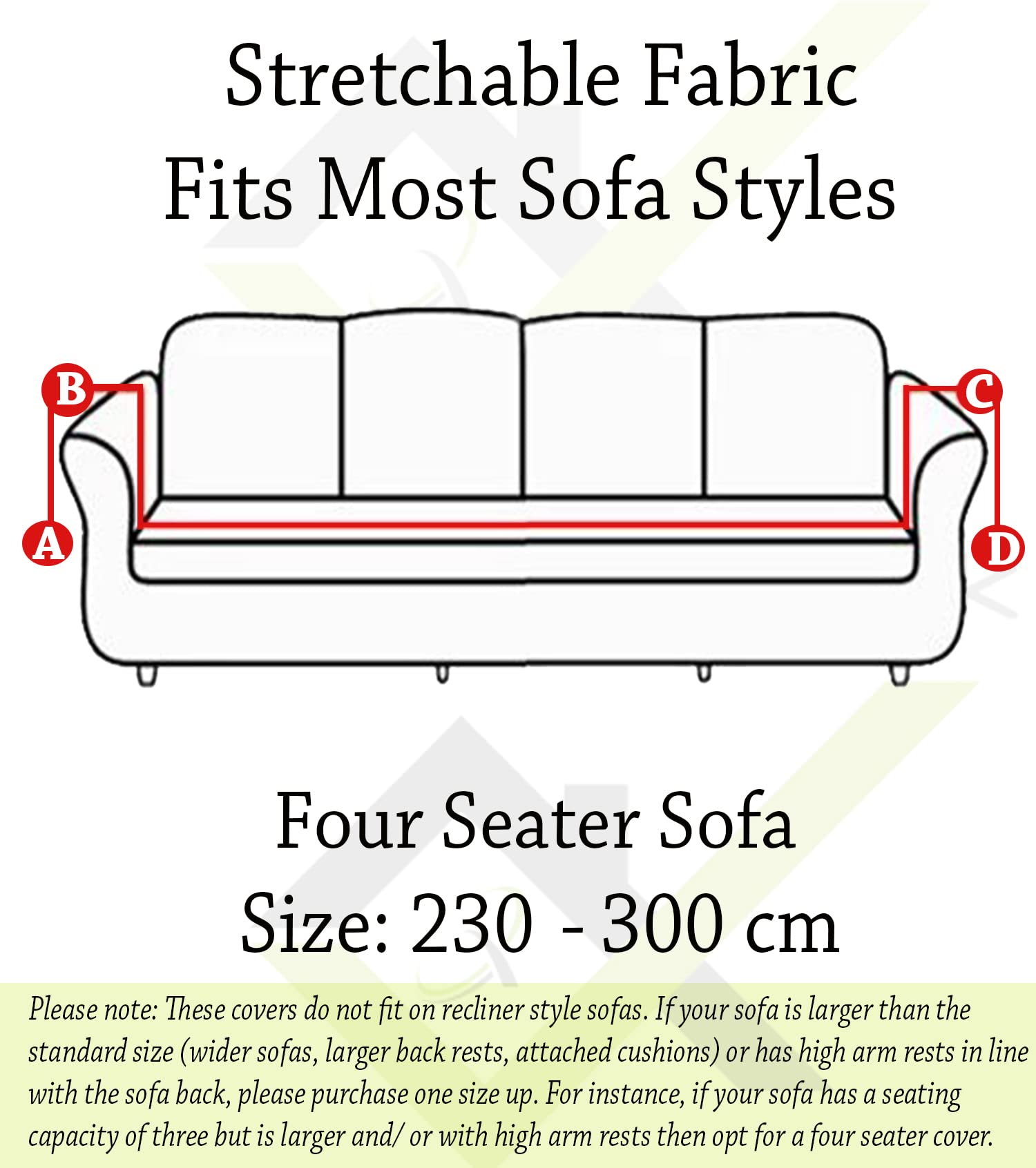 Universal Stretchable Sofa Cover-White Twix