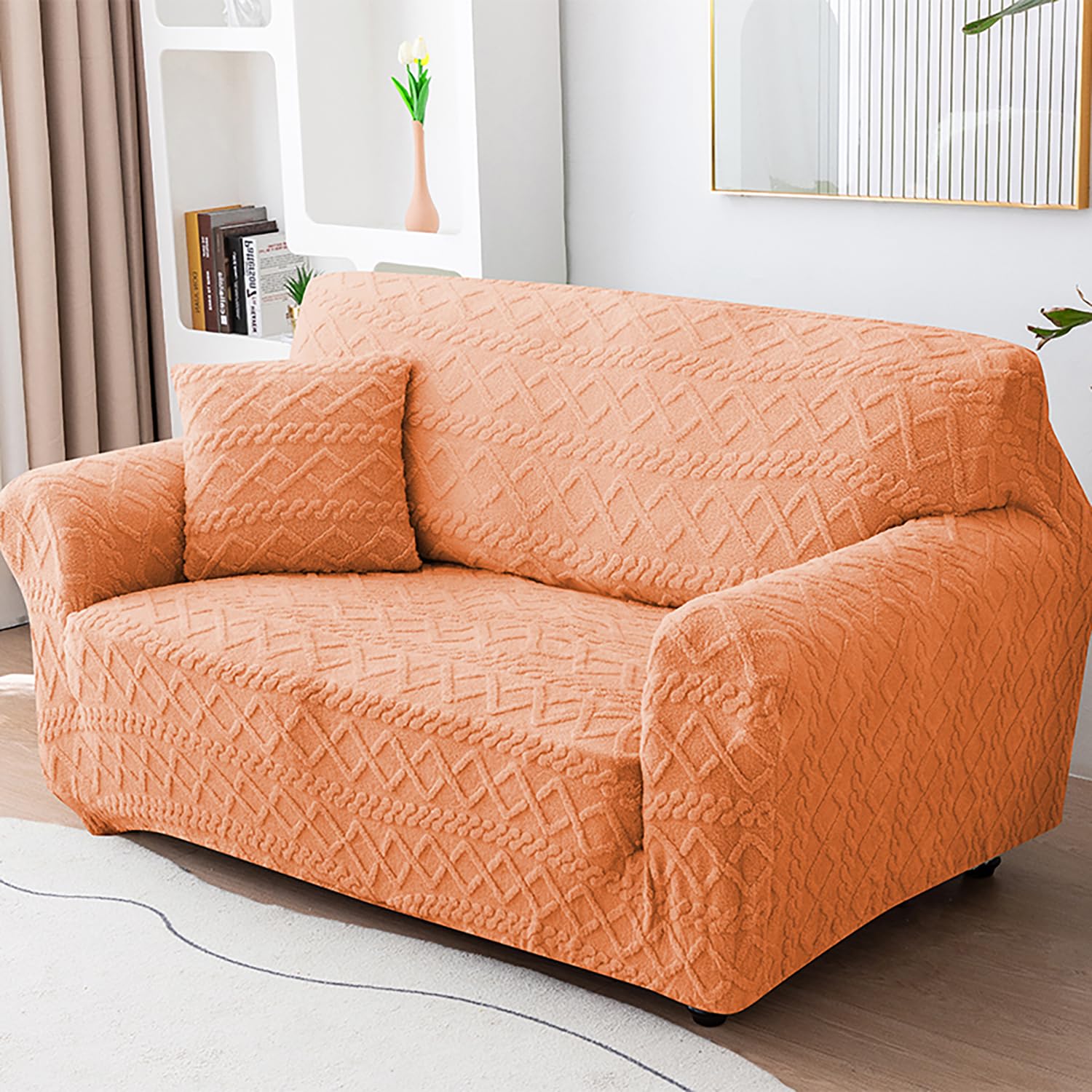 Universal Couch Cover-Orange