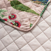 Printed Quilted Sofa Cover for 1/2/3/4 Seater Anti-Slip-Royal Peacock