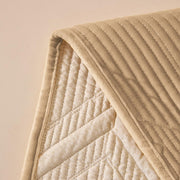 Sofa Covers Mat Velvet Herringbone Chenille Fabric (Brown)