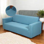 Universal Stretchable Jacquard Sofa Cover- Teal