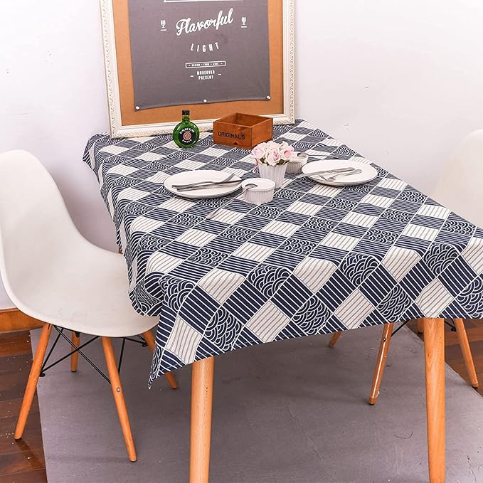 Rectangle Tablecloth Cotton Linen Table
