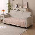 Reversible Printed Quilted Sofa Cover Mats for 1/2/3/4 Seater Sofa Cover- Beige Blush
