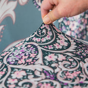 Printed Sofa Cover - Blue Motif
