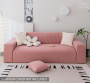 Universal Jacquard Fabric Sofa Cover- Pink