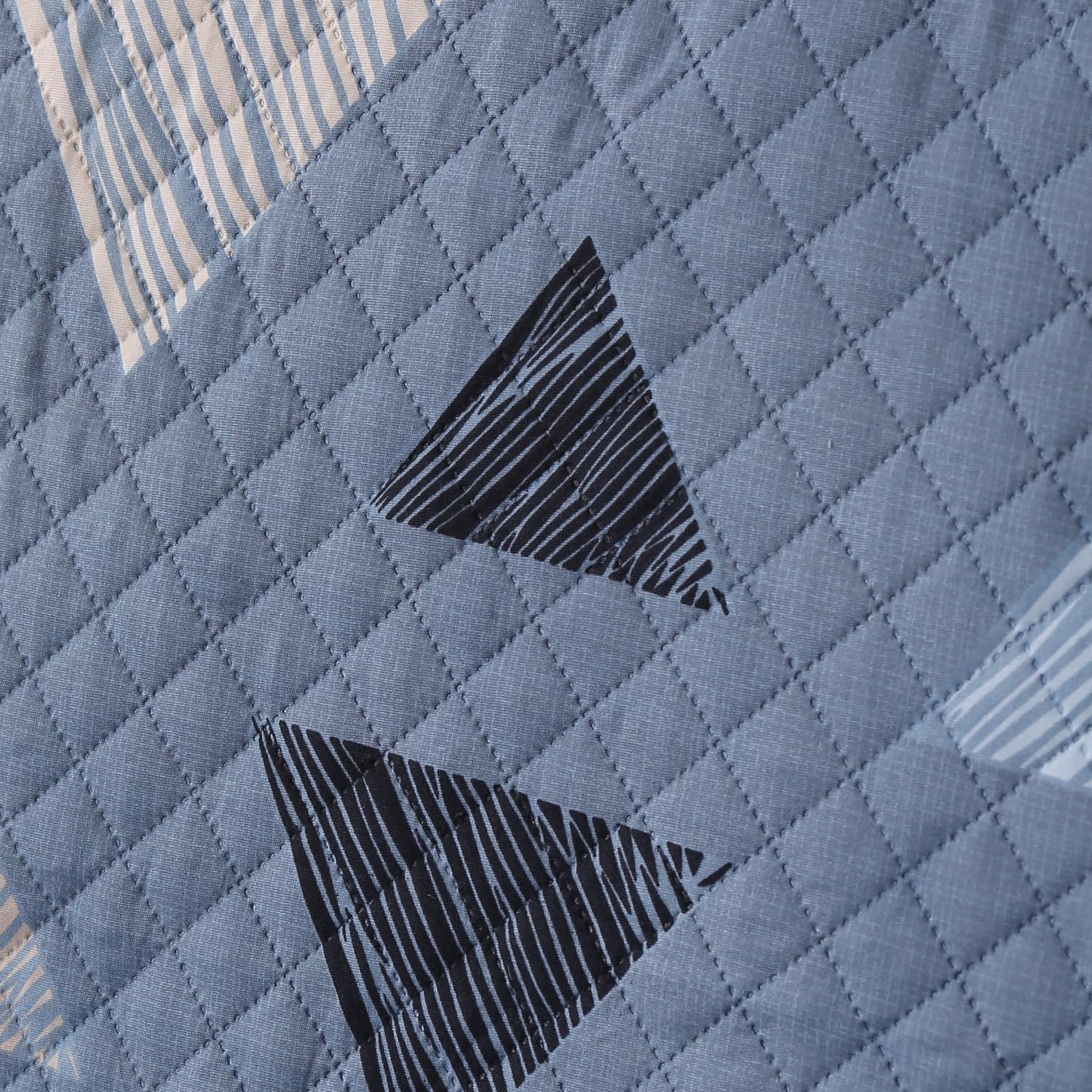 Polyester Sofa Cover Mat Reversible Couch Protector-Blue Stone