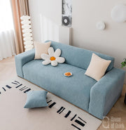 Universal Jacquard Fabric Sofa Cover- Light Blue