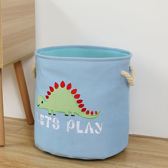 Round Laundry Basket Cute Cartoon Cloth Storage (Toys)