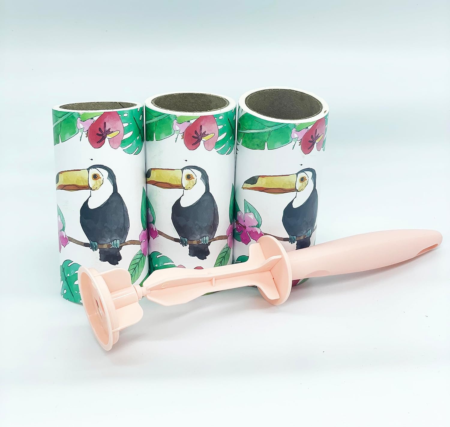 Lint Roller 10cm Sheet Set of 3 Rolls 180 Sheets, 60 Sheets Each roll- Horn Bill