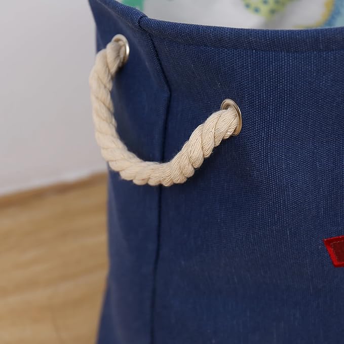 Round Laundry Basket Cute Cartoon Cloth Storage (Toys)