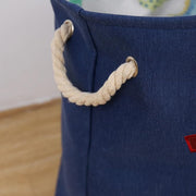 Round Laundry Basket Cute Cartoon Cloth Storage (Toys)