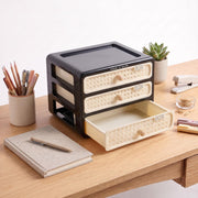 Drawer Storage Box for Cosmetics - Black