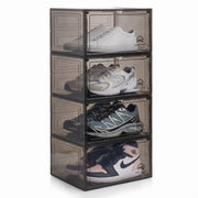 Shoe Storage Organizer Boxes Black