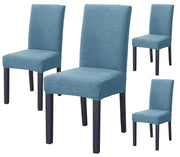 Elastic Jacquard Chair Cover Stretch Removable (Sky Blue)