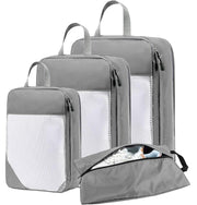 Compression Packing Cubes for Travel Set of 4