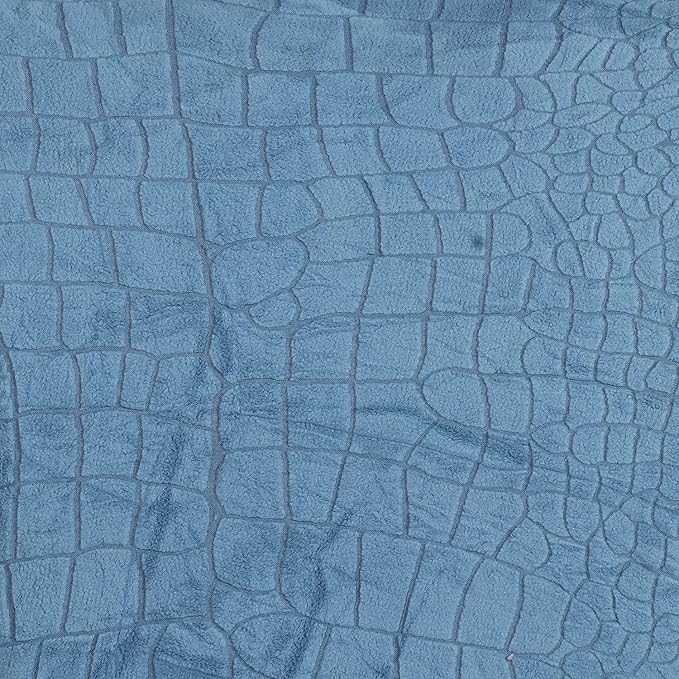 Universal Crocodile Texture Jacquard Fabric Sofa Cover (Blue)