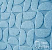 Jacquard Fabric Texture Sofa Cover 220 GSM Sofa Slipcover-Blue
