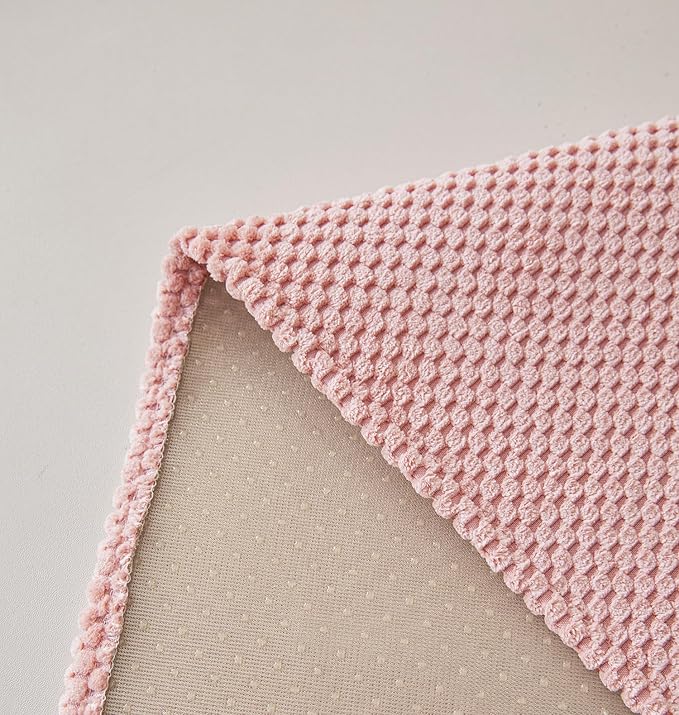 Sofa Covers Corduroy French Style Sofa 1/2/3/4 Seater (Peach)