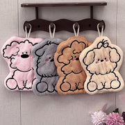 Puppy Shaped Hanging Towels Set of 2