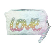 Faux Fur Purse Zipper Pouch