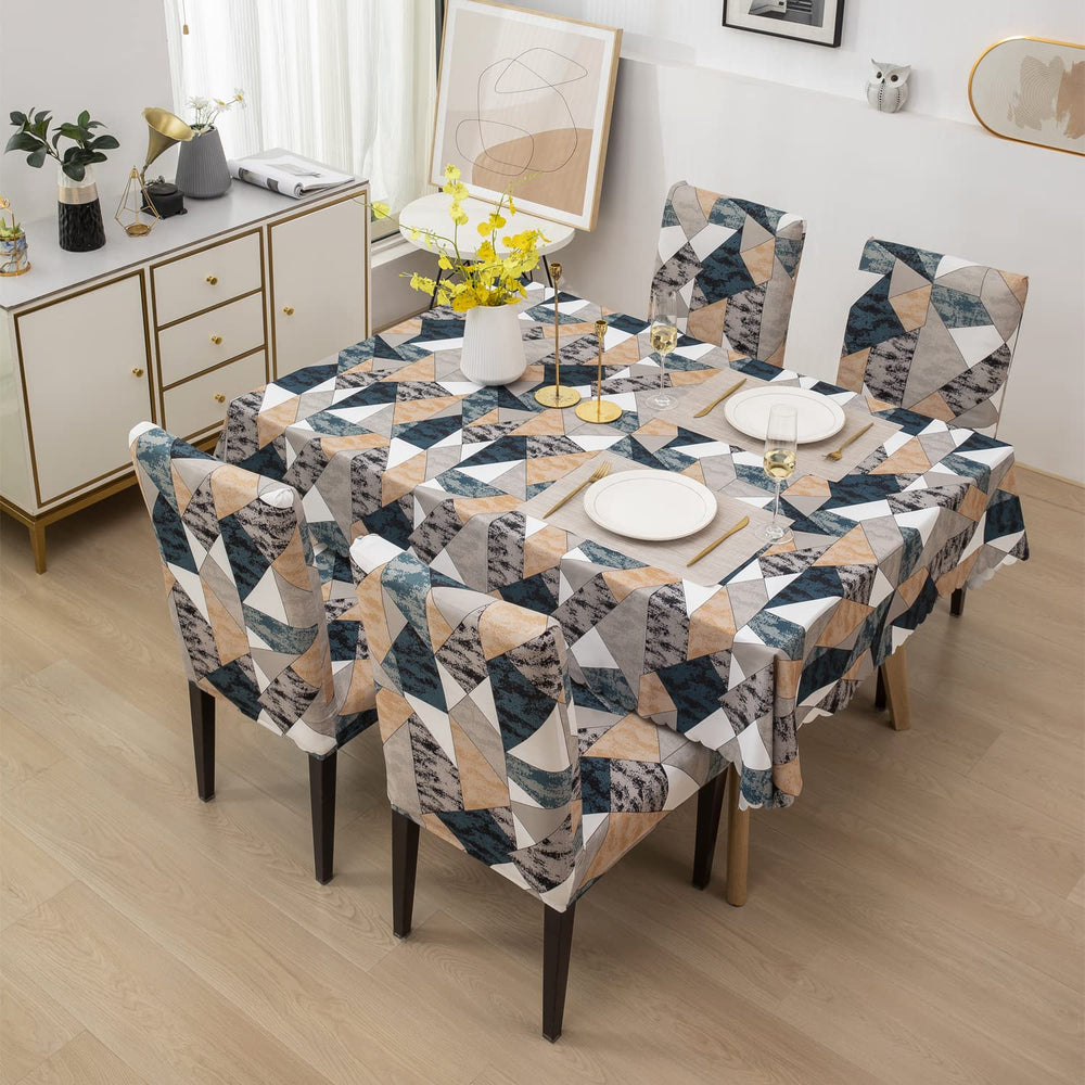 Dining Table Cover waterproof (140X180 CM, 1 Table Cover only)