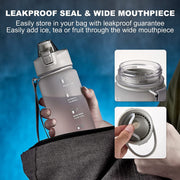 1 liter Water Bottles With Time Markings Sports Water Bottle