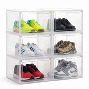 Shoe Storage Organizer Boxes White