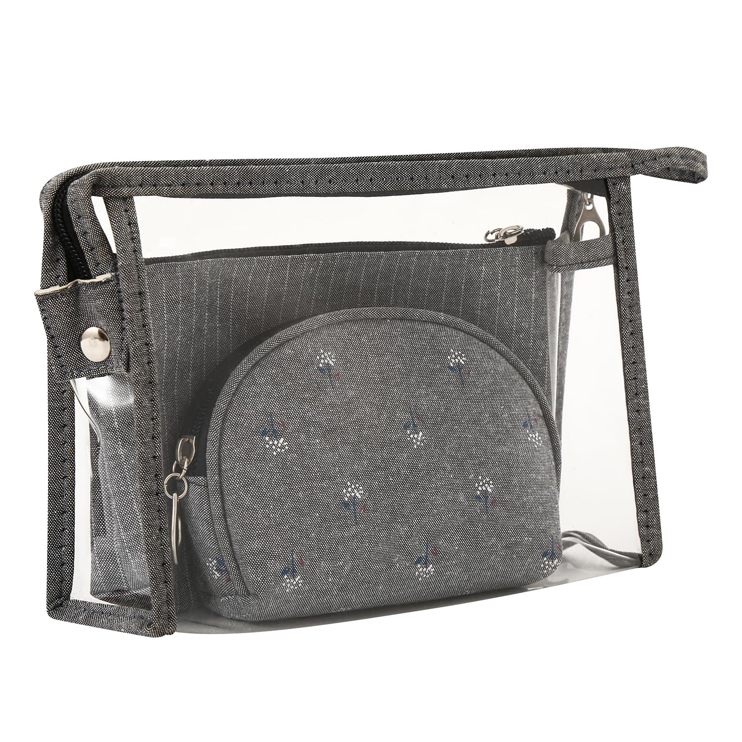 Set of 3 Makeup Bag for Women Portable Toiletry Bag