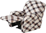 Brown White Check