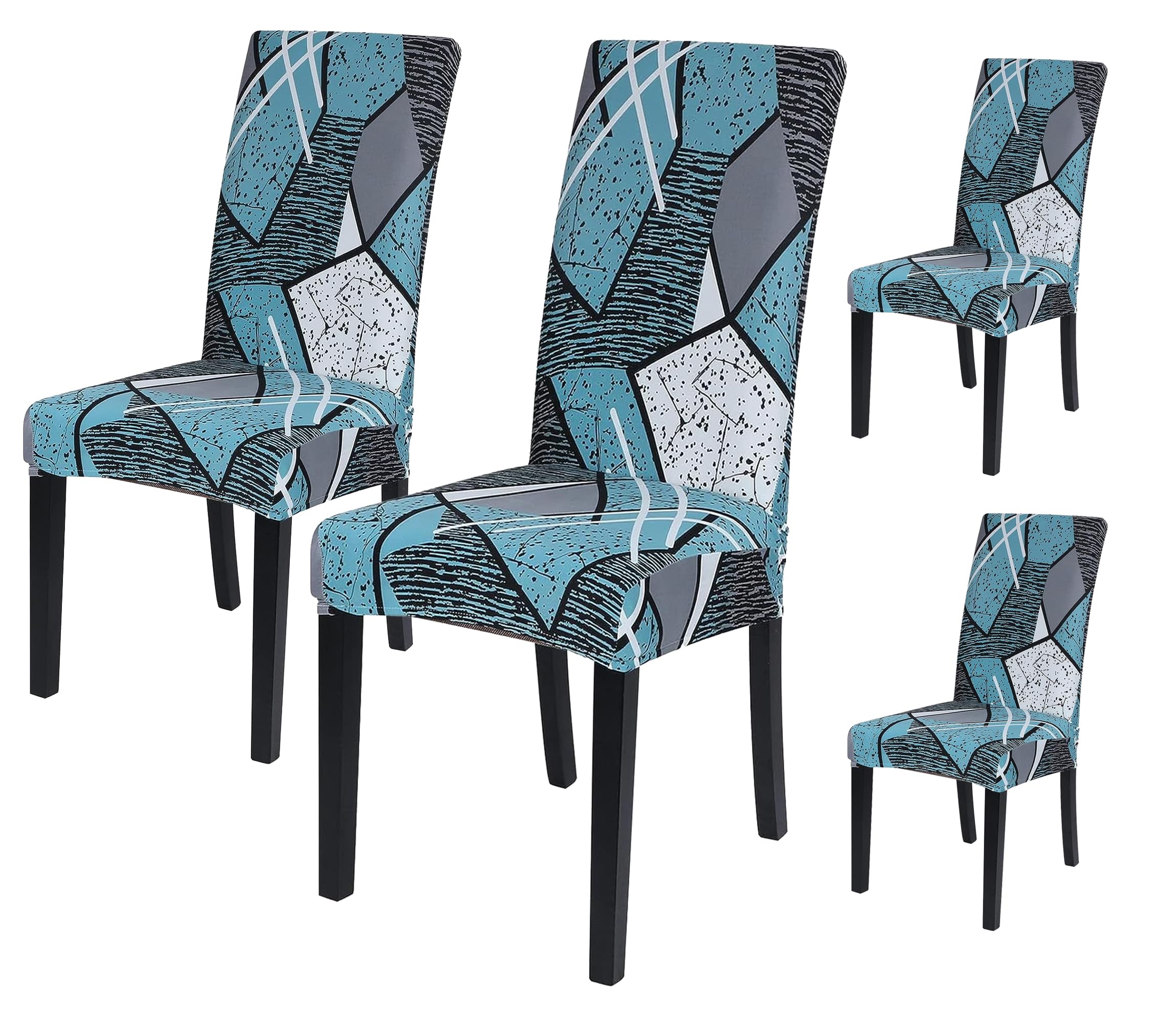 Elastic Chair Cover (Blur Prism)